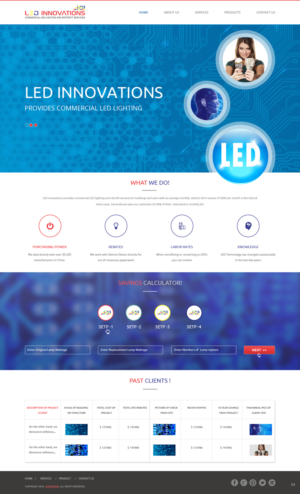 Web Design par pb pour LED Innovations | Design : #9621709