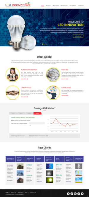 Web-Design von pb für LED Innovations | Design: #9655406