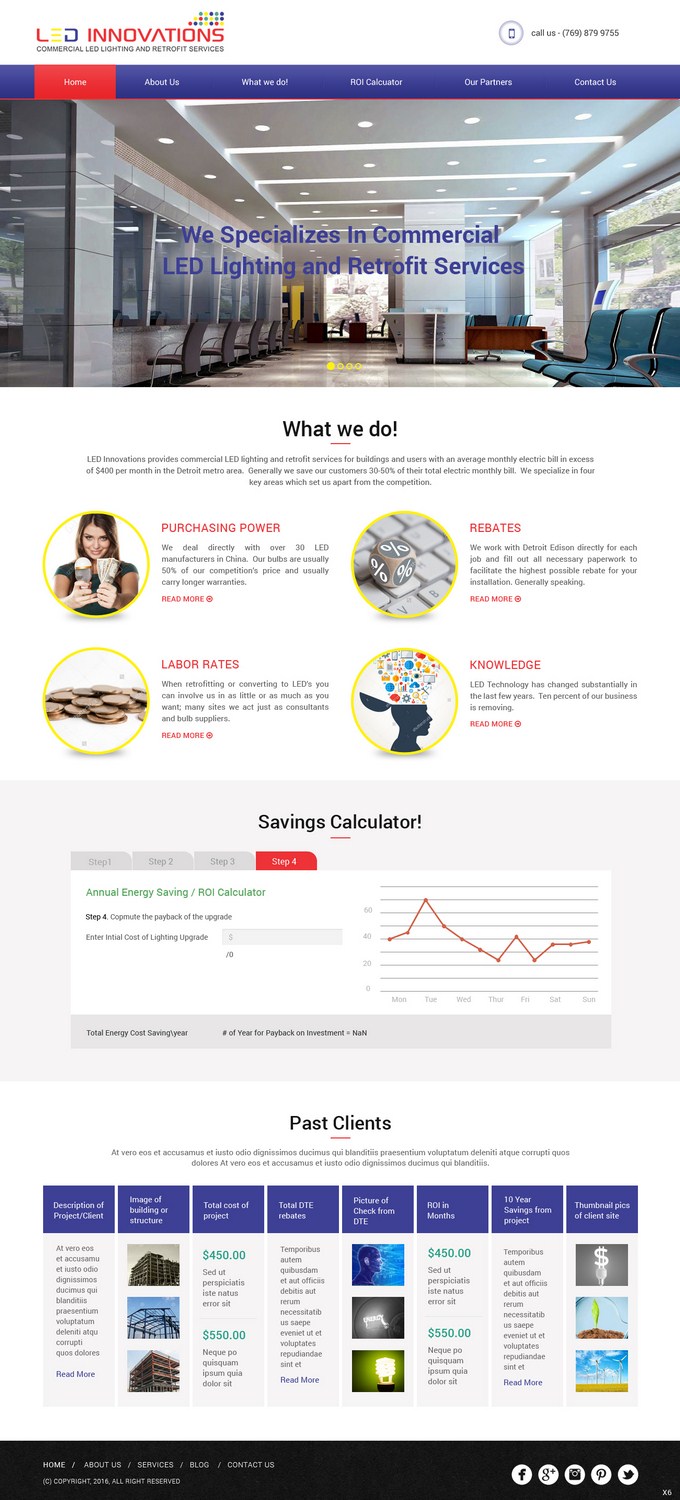 Web-Design von pb für LED Innovations | Design #9674128