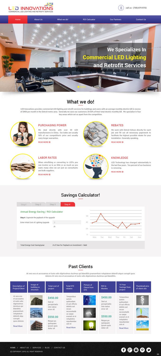 Web Design par pb pour LED Innovations | Design #9679518