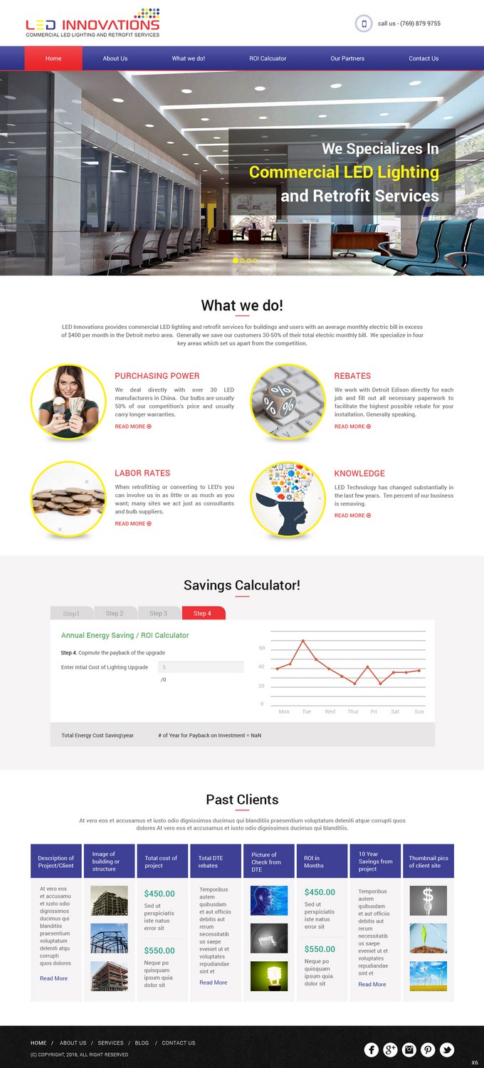Web Design par pb pour LED Innovations | Design #9679519