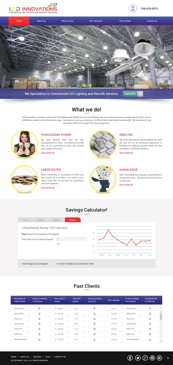 Web-Design von pb für LED Innovations | Design #9717566