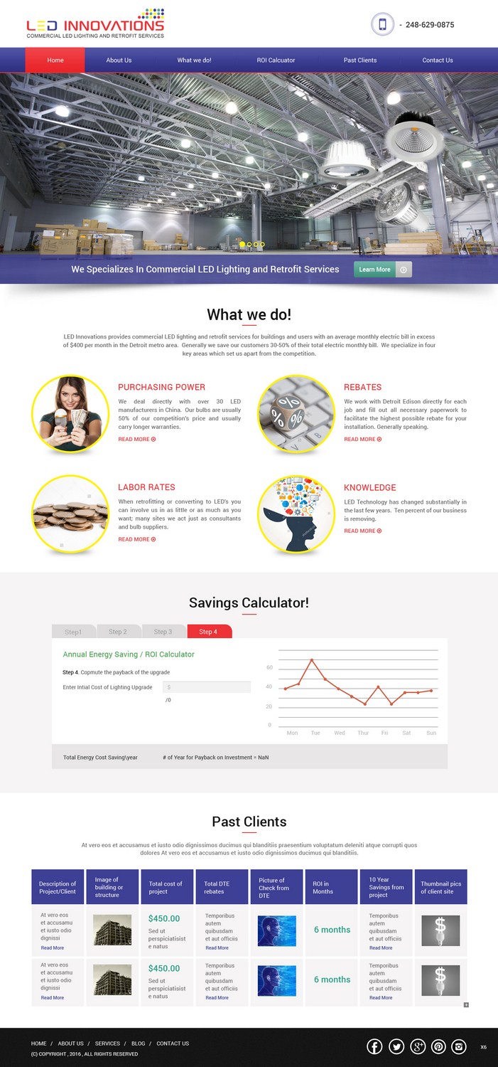 Web-Design von pb für LED Innovations | Design #9717567