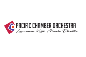 Pacific Chamber Orchestra (in smaller type: Lawrence Kohl, Music Director)  | Design de Logo par Nexsus