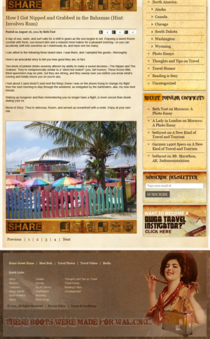 Wordpress Design by Expert Designer for Girls Who Get Around | Design: #405426