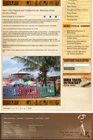 Wordpress Design by Expert Designer for Girls Who Get Around | Design: #407273