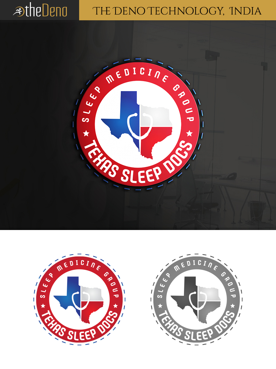 Logo Design by The Deno Technology for Texas Sleep Docs | Design #7883966