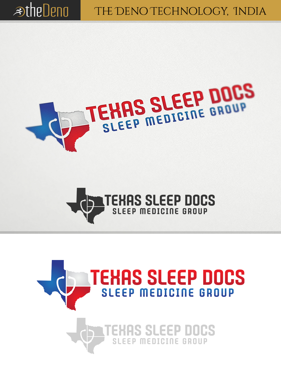 Logo Design by The Deno Technology for Texas Sleep Docs | Design #7883972