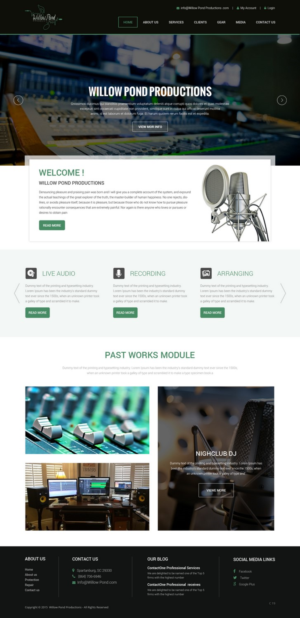 Wordpress Design by pb for None of the Above | Design: #7809398