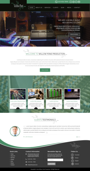 Wordpress Design by Sbss for None of the Above | Design: #7846487