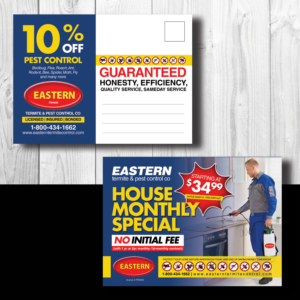 Design de Carte Postale par uk pour Eastern Termite & Pest Control | Design : #7855597