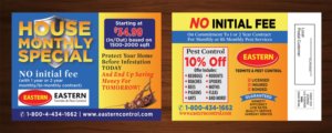 Design de Carte Postale par Venus L. Penaflor pour Eastern Termite & Pest Control | Design : #7913219