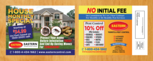 Diseño de Postal por Venus L. Penaflor para Eastern Termite & Pest Control | Diseño #7931744