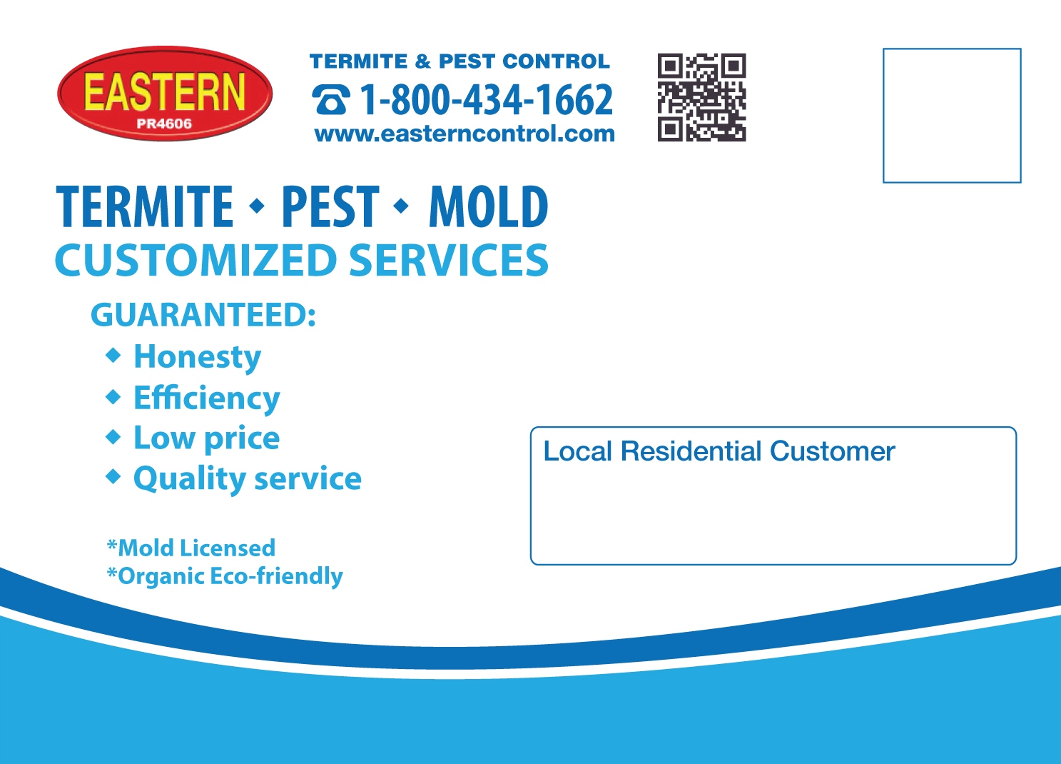 Diseño de Postal por raluca.b para Eastern Termite & Pest Control | Diseño #7957691