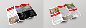 Brochure Design by primarydesigner2k9 for Third and Main Realty | Design #7888834