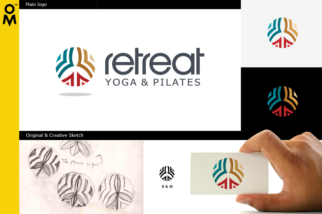Diseño de Logo por Omee para Retreat Yoga & Pilates | Diseño #1939592