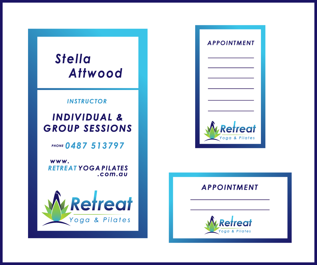 Design de Logo par Stellar Designs pour Retreat Yoga & Pilates | Design #1950014