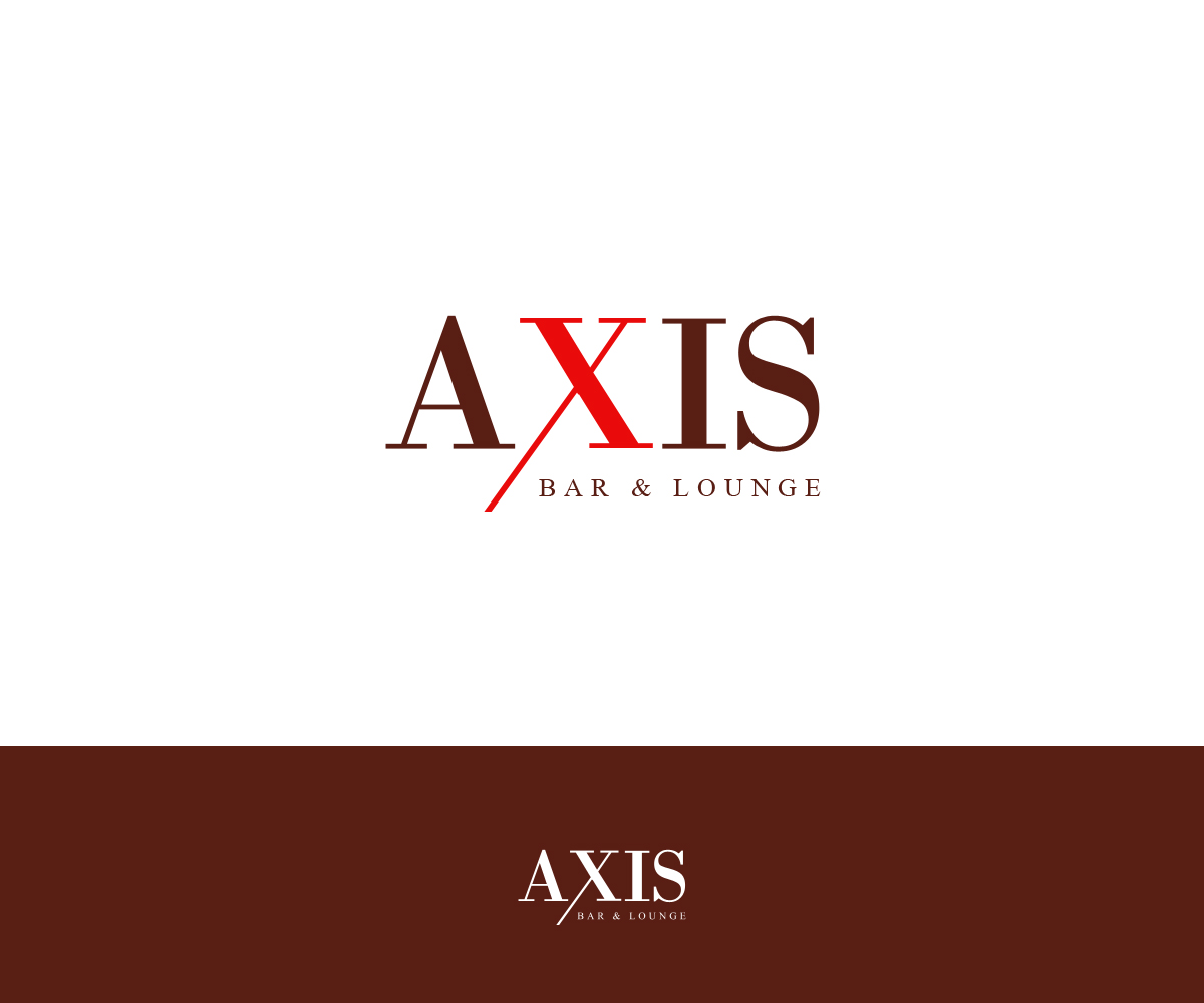 Logo Design by Triple22A for AXIS Bar and Lounge | Design #7900690