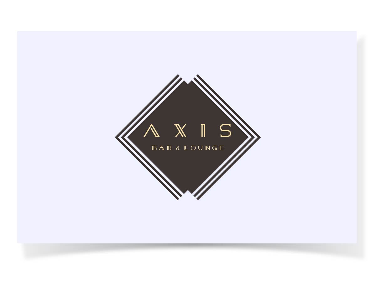 Logo Design by graphycode for AXIS Bar and Lounge | Design #7915269