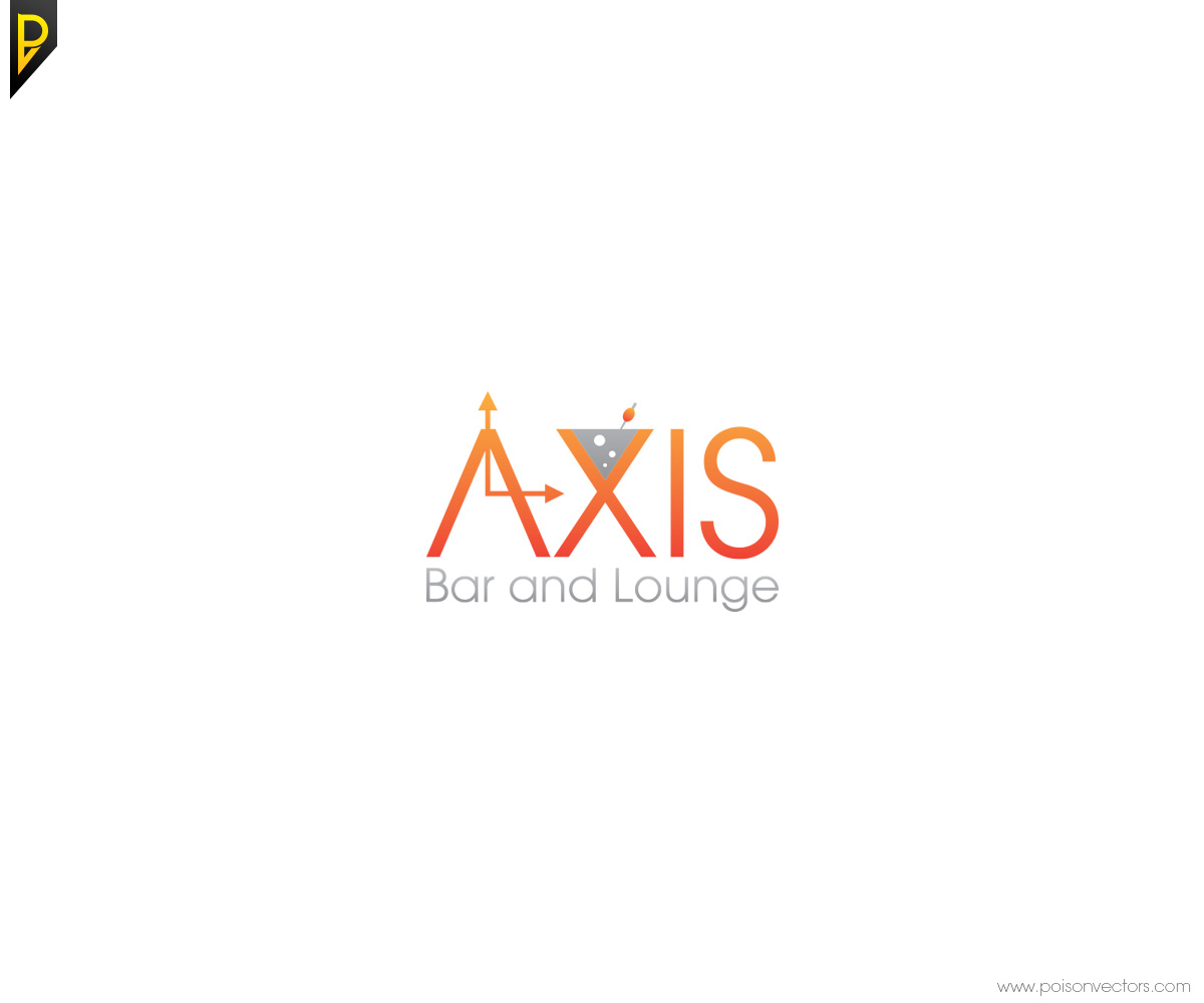 Logo Design by poisonvectors for AXIS Bar and Lounge | Design #7915729