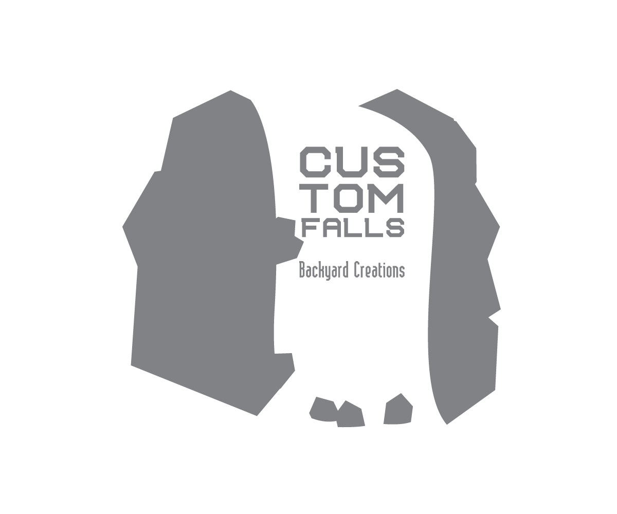 Logo Design by graphlexic for CUSTOM FALLS & BACKYARD CREATIONS INC. | Design #7789160