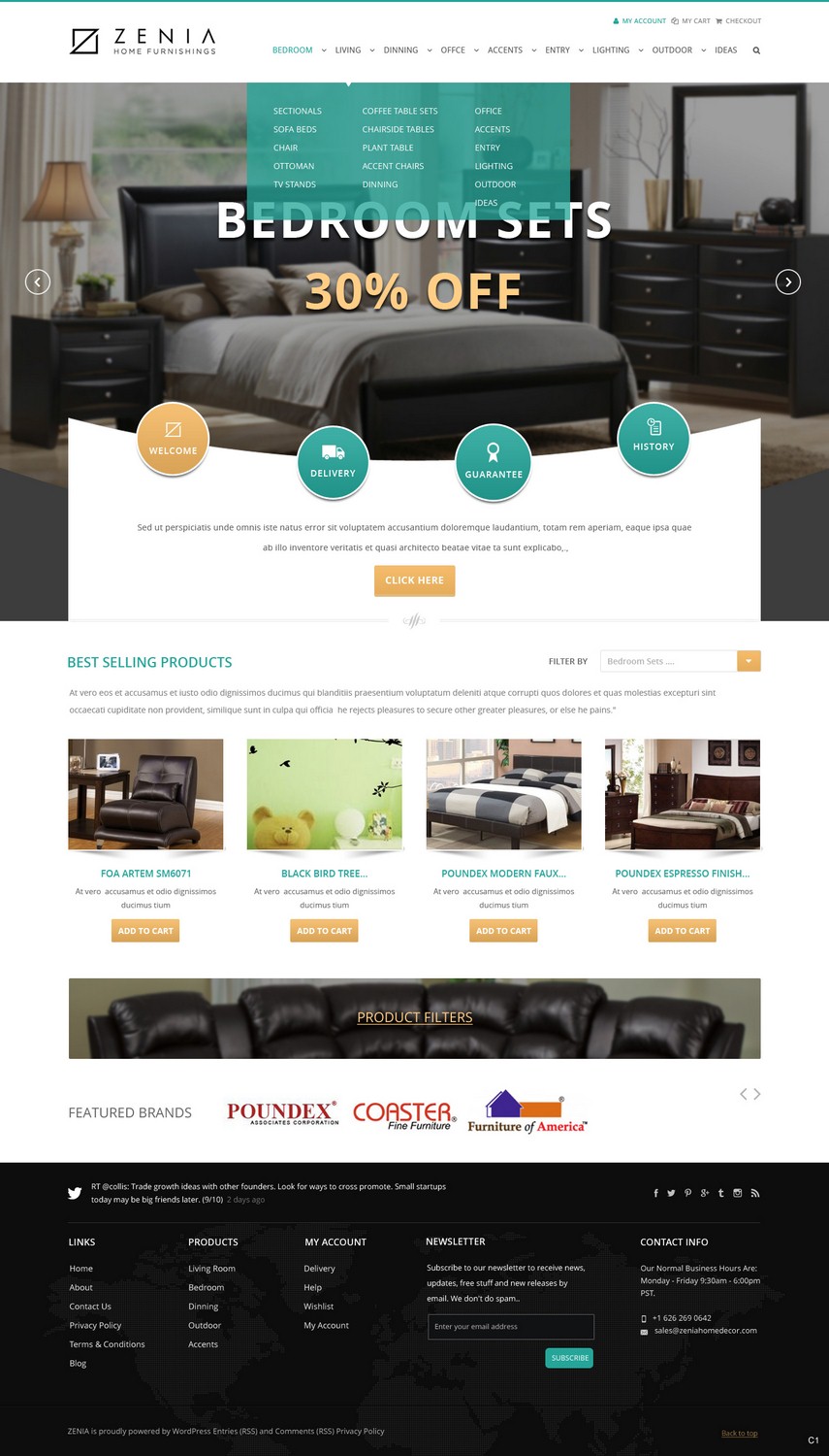 Web Design by pb for JNC Brands Inc | Design #7827313