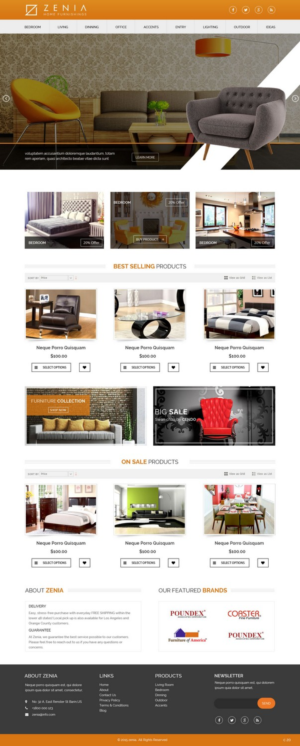Web Design by pb for JNC Brands Inc | Design: #7827324