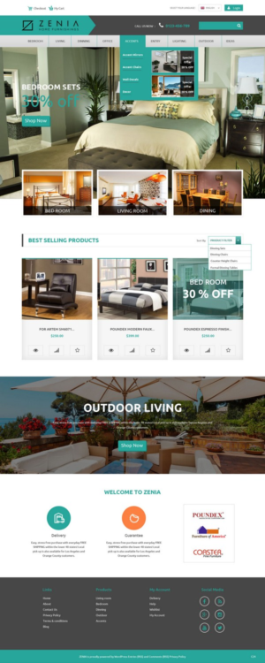 Web Design by pb for JNC Brands Inc | Design: #7827331