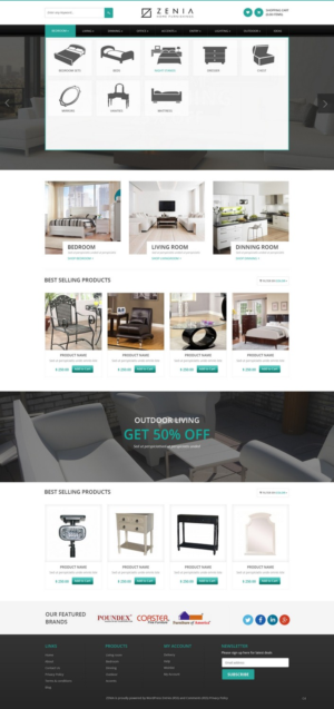Web Design by pb for JNC Brands Inc | Design: #7827333