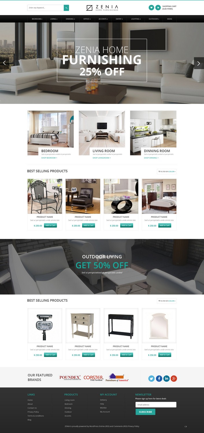 Web Design by pb for JNC Brands Inc | Design #7827335