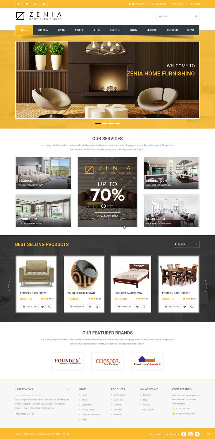 Web Design par pb pour JNC Brands Inc | Design #7827343