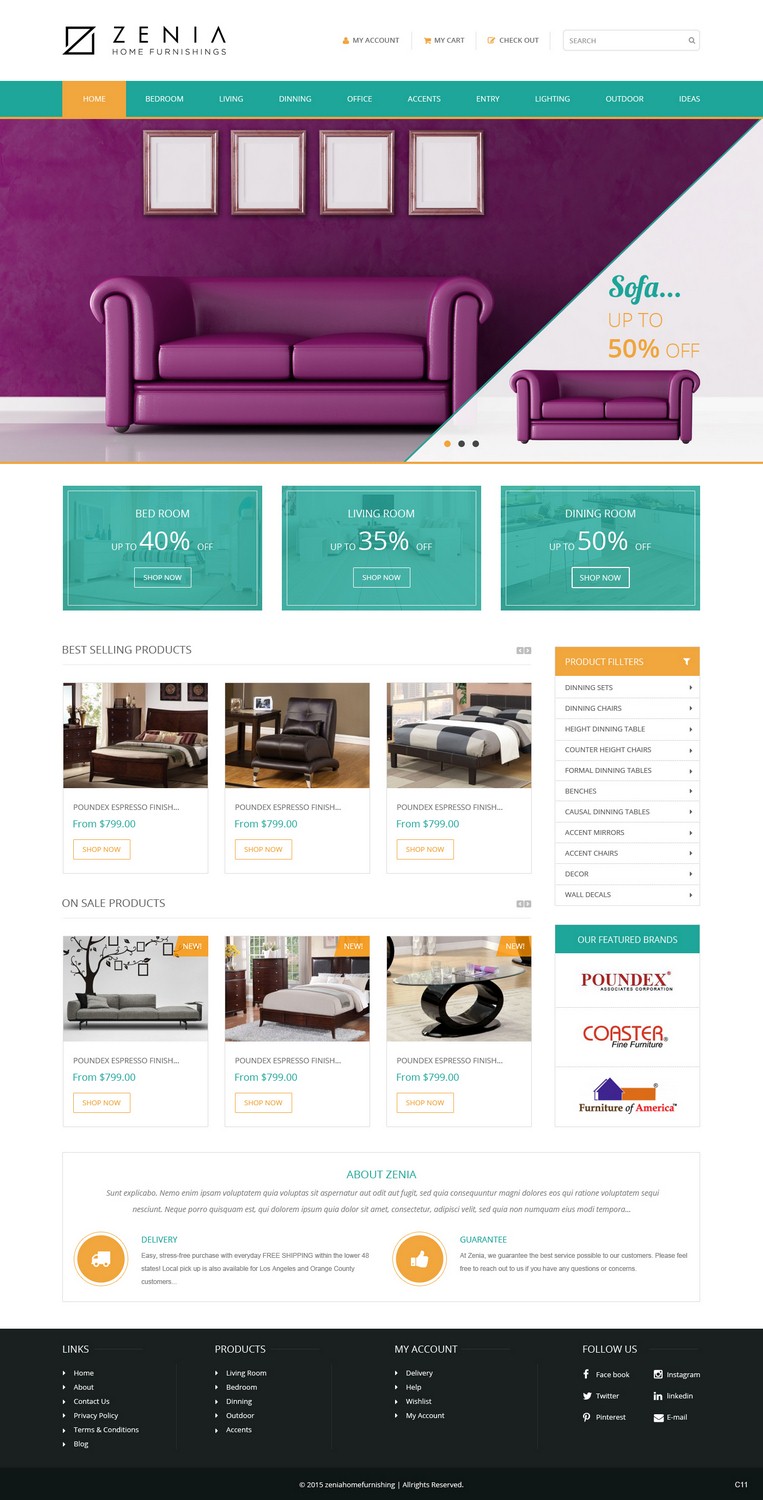 Web Design par pb pour JNC Brands Inc | Design #7827344