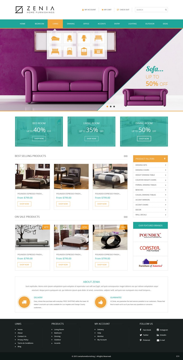 Web Design par pb pour JNC Brands Inc | Design #7827347