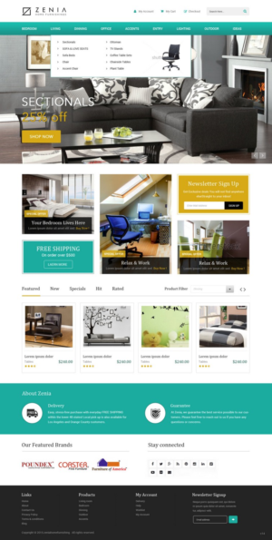 Web Design by pb for JNC Brands Inc | Design: #7827366