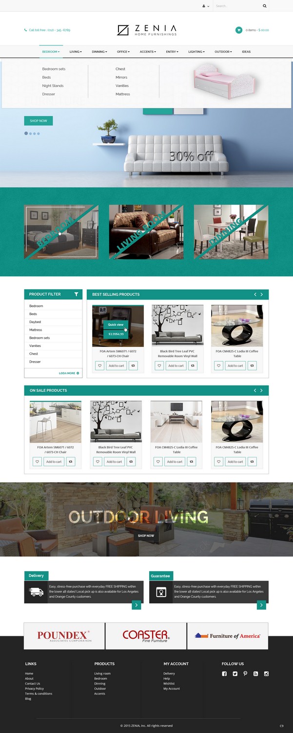 Web Design par pb pour JNC Brands Inc | Design #7827371