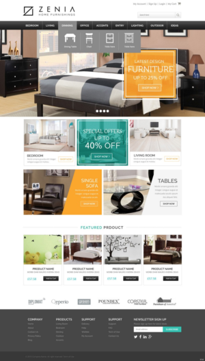 Web Design by pb for JNC Brands Inc | Design: #7827372