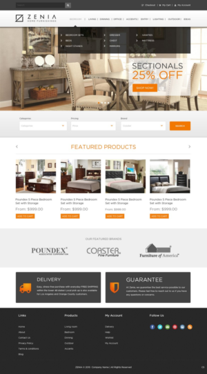 Web Design by pb for JNC Brands Inc | Design: #7829026