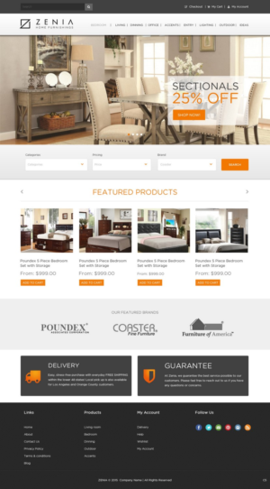 Web Design by pb for JNC Brands Inc | Design: #7829029