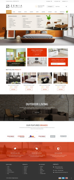 Web Design by pb for JNC Brands Inc | Design: #7829033