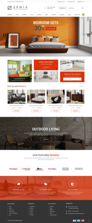 Web Design by pb for JNC Brands Inc | Design: #7829034