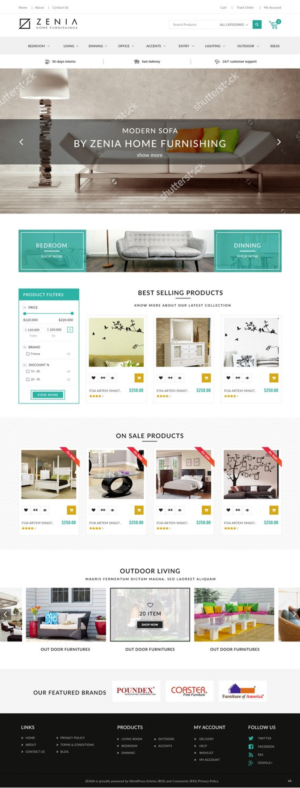 Web Design by pb for JNC Brands Inc | Design: #7829044