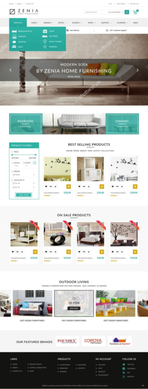 Web Design by pb for JNC Brands Inc | Design: #7829045