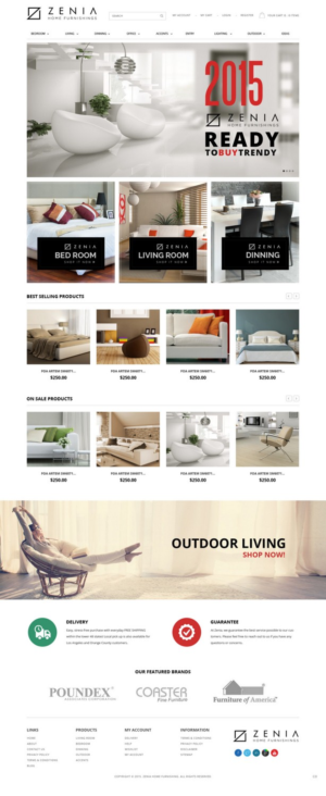 Web Design by pb for JNC Brands Inc | Design: #7856437