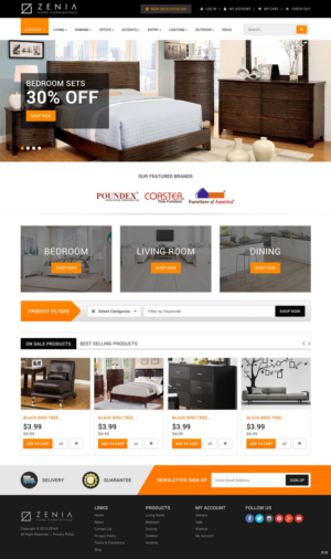 Web Design by pb for JNC Brands Inc | Design: #7856438