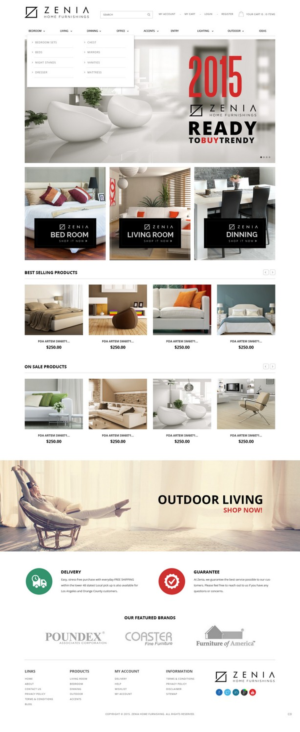 Web Design by pb for JNC Brands Inc | Design: #7856439