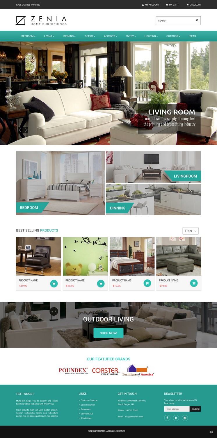 Web Design by pb for JNC Brands Inc | Design #7856440