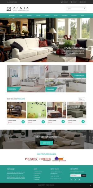 Web Design by pb for JNC Brands Inc | Design: #7856440