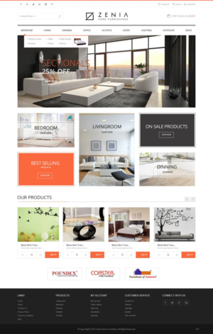 Web Design by pb for JNC Brands Inc | Design: #7856441