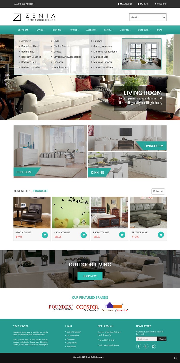 Web Design by pb for JNC Brands Inc | Design #7856502