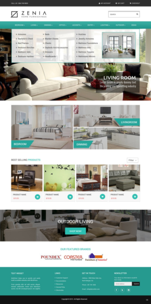 Web Design by pb for JNC Brands Inc | Design: #7856502